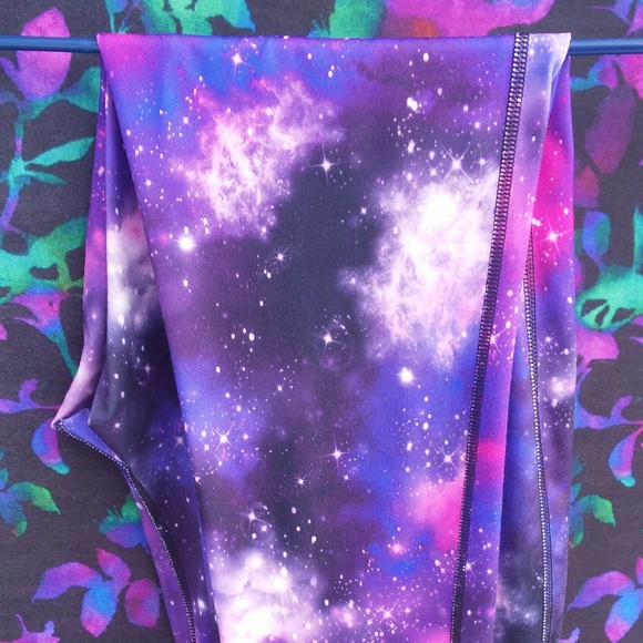 Danskin Now Pants - Galaxy Print Workout Leggings